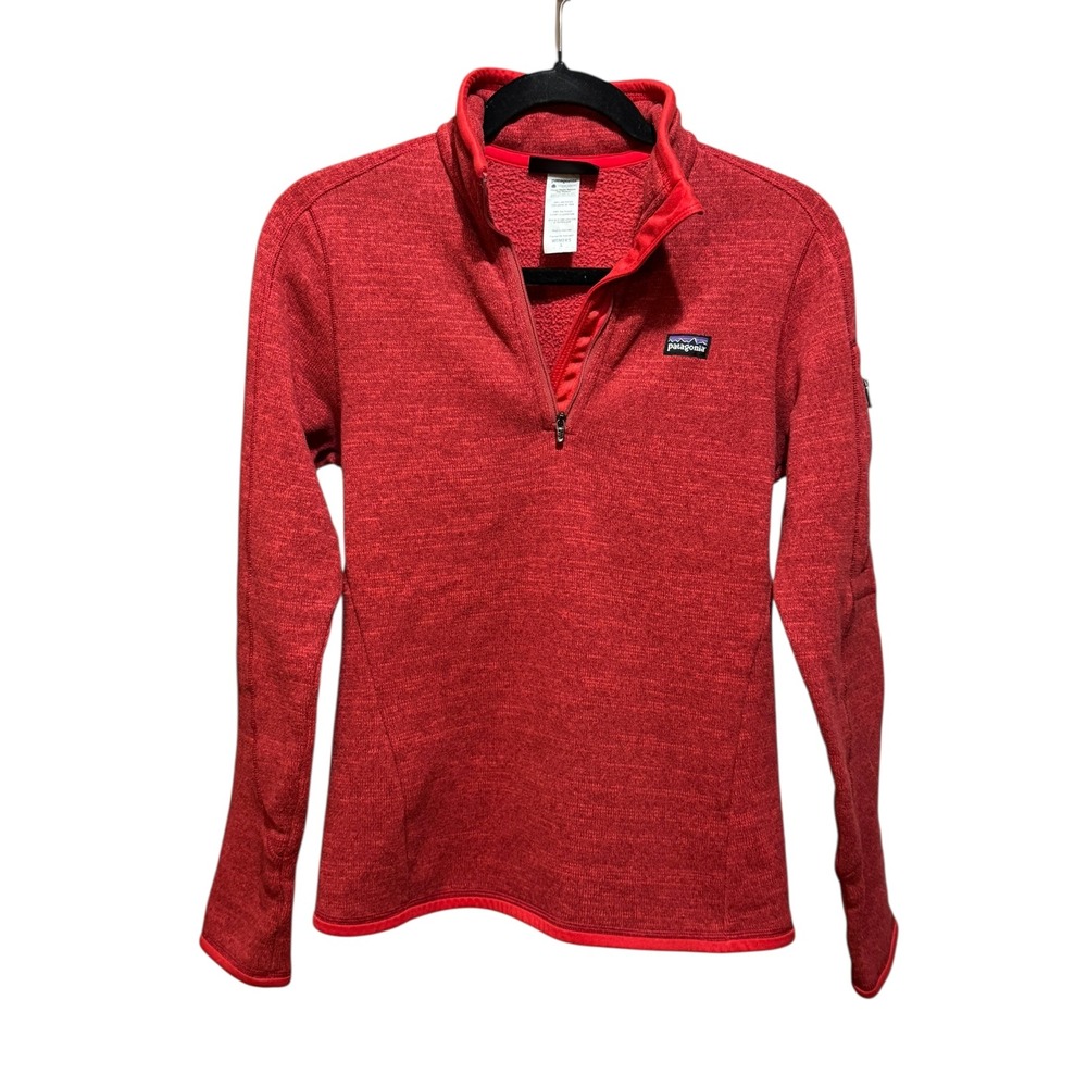 Patagonia Better Sweater 1/4 Zip‎ Fleece Pullover Red Small